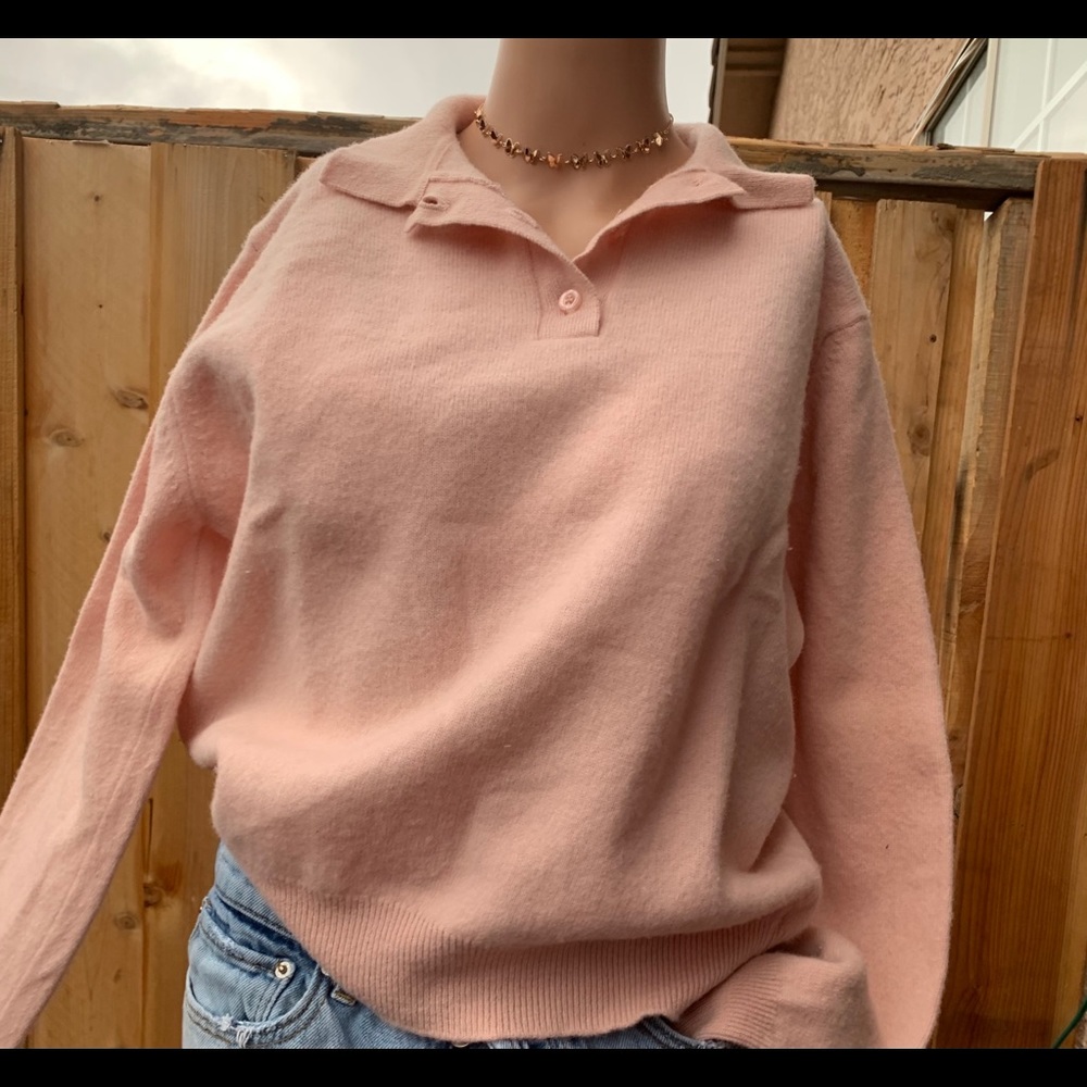 Lands End collar top